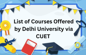 DU CUET UG Courses
